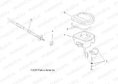 STEERING | STEERING, CONTROLS and THROTTLE - A08CL50AA (49ATVCONTROLS086X6)