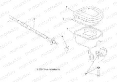 STEERING | STEERING, CONTROLS and THROTTLE - A08LB27AA (49ATVCONTROLS08HAWKINTL)