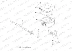 STEERING | STEERING, CONTROLS, THROTTLE ASM. and CABLE - A12DN5EFR (49ATVCONTROLS09SPXPEPS850)