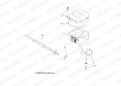 STEERING | STEERING, CONTROLS, THROTTLE ASM. and CABLE - A13TN55FA (49ATVCONTROLS10SPX2550)