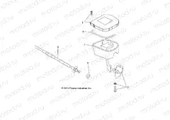STEERING | STEERING, CONTROLS, THROTTLE ASM. and CABLE - A15SAA32EH (49ATVCONTROLS15HAWK)