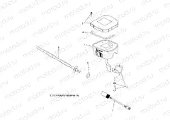STEERING | STEERING, CONTROLS, THROTTLE ASM. and CABLE - A15SHD57AC/E57AS/AM/L57AK (49ATVCONTROLS15570SP)