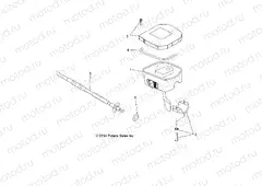 STEERING | STEERING, CONTROLS, THROTTLE ASM. and CABLE - A15SWE57AA/AD (49ATVCONTROLS15570X2)