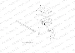 STEERING | STEERING, CONTROLS, THROTTLE ASM. and CABLE - A18SVA85B5 (49ATVCONTROLS13850SCRAM)