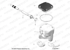 STEERING | STEERING, CONTROLS, THROTTLE ASM. and CABLE - A20SHD57A9 (C102194-1)