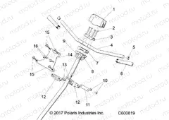 STEERING | STEERING, H-BAR, STEERING POST, GRIPS - S20CBU5BSA/BSL (C600819)