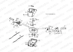 STEERING | STEERING, HANDLEBAR - A13FA09AA (49ATVHANDLEBAR13SP90)