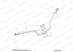 STEERING | STEERING, HANDLEBAR - A23SDE57P4 (C0211445-1)