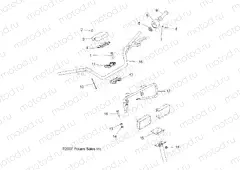 STEERING | STEERING, HANDLEBAR and CONTROLS - A09BA50FA (49ATVHANDLEBAR08SCRAM)