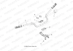 STEERING | STEERING, HANDLEBAR and CONTROLS - A09ZN85FL/8CFL (49ATVHANDLEBAR09SPXP850I)