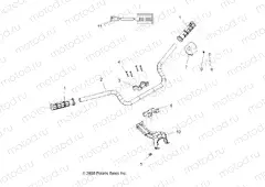 STEERING | STEERING, HANDLEBAR and CONTROLS - A13ZN5EAD/K/L/T (49ATVHANDLEBAR09SPXP550)