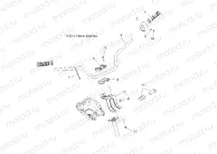 STEERING | STEERING, HANDLEBAR and CONTROLS - A14MH57AA/AC/AD (49ATVHANDLEBAR14SP570)