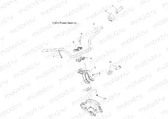 STEERING | STEERING, HANDLEBAR and CONTROLS - A14MN50EM/EA (49ATVHANDLEBAR14SP500TR)