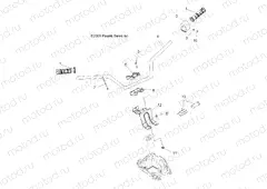 STEERING | STEERING, HANDLEBAR and CONTROLS - A15S6A76FA (49ATVHANDLEBAR09SP500EFI)
