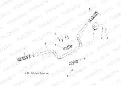 STEERING | STEERING, HANDLEBAR and CONTROLS - A15SVA85FD (49ATVHANDLEBAR13850SCRAM)