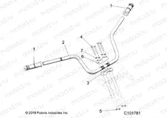 STEERING | STEERING, HANDLEBAR and CONTROLS - A20SLZ95AE (C101781)