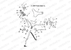 STEERING | STEERING, HANDLEBAR and CONTROLS - S20WAA1ASA/AEA (49SNOWHANDLEBAR09120)