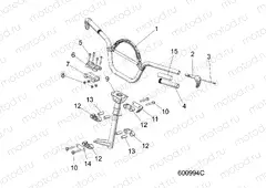 STEERING | STEERING, HANDLEBAR MOUNTING - S20EFS8RS/8RE ALL OPTIONS (600994C)