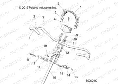 STEERING | STEERING, HANDLEBAR MOUNTING - S20FJB8/FJE8/FJP8 ALL OPTIONS (600601C)