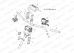 STEERING | STEERING, HANDLEBAR MOUNTING - S20MDX6JSA/6JEA (49SNOW13600RCR)