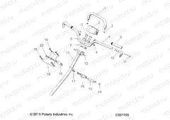 STEERING | STEERING, HANDLEBAR, STEERING POST - S20CEU5BSA/BSL/BEL (C601195)