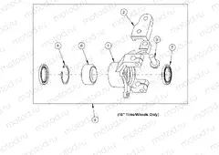STEERING | STEERING, KNUCKLE, RIGHT, 7.56 DISC - e2/eS (49GEMSTEER11KNUCKLERT)