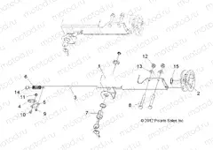 STEERING | STEERING, LOCK, MANUAL - L15G2/4/6 ALL OPTIONS (49GEMSTEER12LOCK)