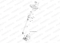 STEERING | STEERING, POST - R15YAV17AA/AF/BA/BF (49RGRSTEERING14RZR170)