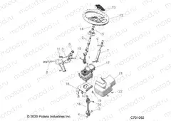 STEERING | STEERING, POWER STEERING ASM. - Z20A5K87BG (C701082)