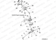 STEERING | STEERING, POWER STEERING ASM. - Z20N4M99AL (C700280-2)