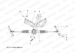 STEERING | STEERING, RACK ASM. - L13G2/4/6 ALL OPTIONS (49STEER13RACK)