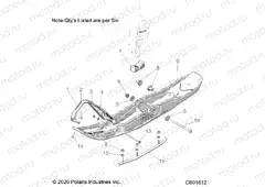STEERING | STEERING, SKI ASM - S22TDL8RS ALL OPTIONS (C601612)