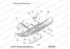 STEERING | STEERING, SKI ASM., XC, ADVENTURE - S20FJE8/FJP8 (600596C)
