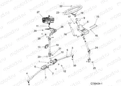STEERING | STEERING, STEERING ASM. - D20BEP99A4/B4/GP99A4 (C700434-1)
