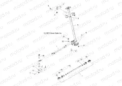 STEERING | STEERING, STEERING POST - A09BA50FA (49ATVSTEERING08SCRAM2X4)