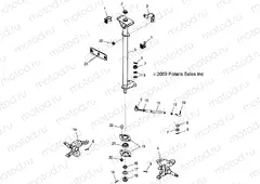 STEERING | STEERING, STEERING POST and TIE RODS - A15YAP20AF (49ATVSTEERING10PHX)