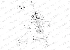 STEERING | STEERING, STEERING POST ASM. - A10ZX55FX/FF (49ATVSTEERING09SPEPS850I)