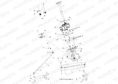 STEERING | STEERING, STEERING POST ASM. - A14GH8EAI (49ATVSTEERING14SP550)