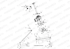 STEERING | STEERING, STEERING POST ASM. - A15SYE85FS (49ATVSTEERING15850TRG)