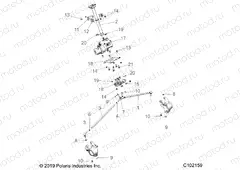 STEERING | STEERING, STEERING POST ASM. - A20SXE85AF/AP/A9/CAF/CAP/CA9/V85AP/CAP (C102159)