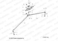 STEERING | STEERING, STEERING POST, LOWER and TIE ROD ASM. - A20SXM95AL/CAL (C102215-4)