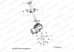 STEERING | STEERING, STEERING POST, UPPER and EPS MOUNTING - A20SXM95AL/CAL (C102215-3)