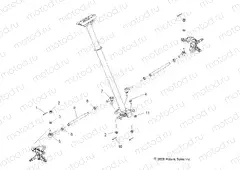 STEERING | STEERING, TIE RODS and LOWER ASM. - A10GJ45AA (49ATVSTEERING09OUT450)