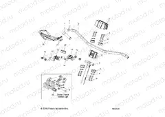STEERING | STEERING, UPPER and HANDLEBAR ASM. - S20DCH6PS ALL OPTIONS (600324)