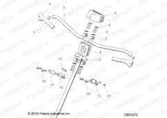STEERING | STEERING, UPPER and HANDLEBAR ASM. - S20EDB6PSL (C601272)