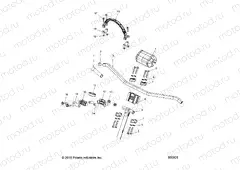 STEERING | STEERING, UPPER and HANDLEBAR ASM. - S20ELS8RS/8RE ALL OPTIONS (600903)