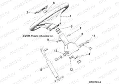 STEERING | STEERING, WHEEL - Z20CHA57A2/E57AM (C700185-4)