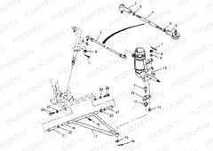 STEERING/A-ARM ASSEMBLY 2x4 400L W947540 (4926752675B006) | STEERING/A-ARM ASSEMBLY 2x4 400L W947540 (4926752675B006)
