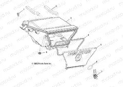 STORAGE BOX | STORAGE BOX, REAR - A06MH50FC (4999206649920664A08)