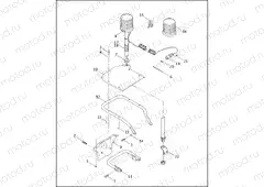 STROBE LAMPS - REAR, LICENSE PLATE HOLDER